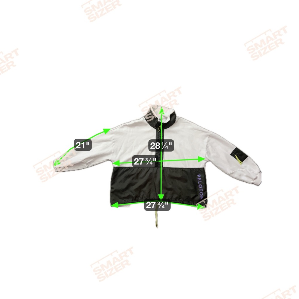 Peloton - Half Zip Together We Can Pullover Sweatshirt - Cream & Green XXL - Picture 8 of 8